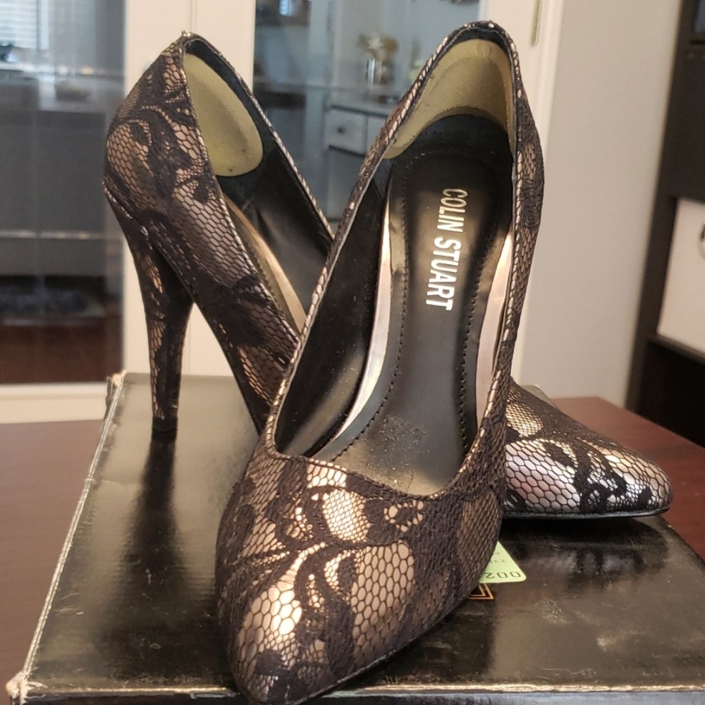 Victoria's Secret Colin Stuart sexy lace pump shoe